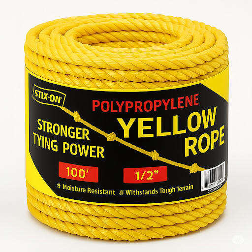 Polypropylene Rope 1/2 Inch 100Ft
