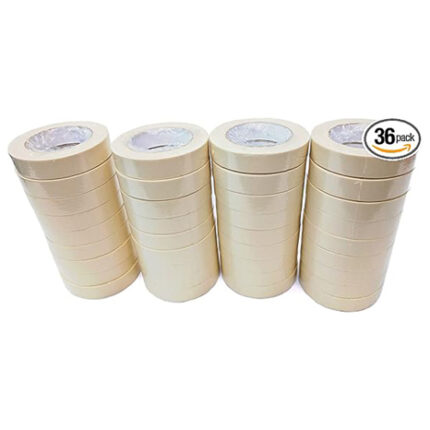 Shurtape CP105 General Purpose Masking Tape, 1.88 inch x 60 yard, Beige, Made In USA, Removes Easily Without Leaving Sticky Residue, Easy-to-Tear Masking Tape