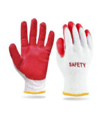300 Pairs Red Latex Cotton Work Gloves