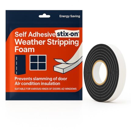 Gray Weather Seal Sponge Foam Tape